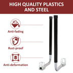 Set of 2 Zinc-Plated Guide On Posts for Boat Trailer (40")