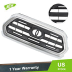 Front Upper Grille for Toyota Tacoma (2016–2021) Silver Plastic