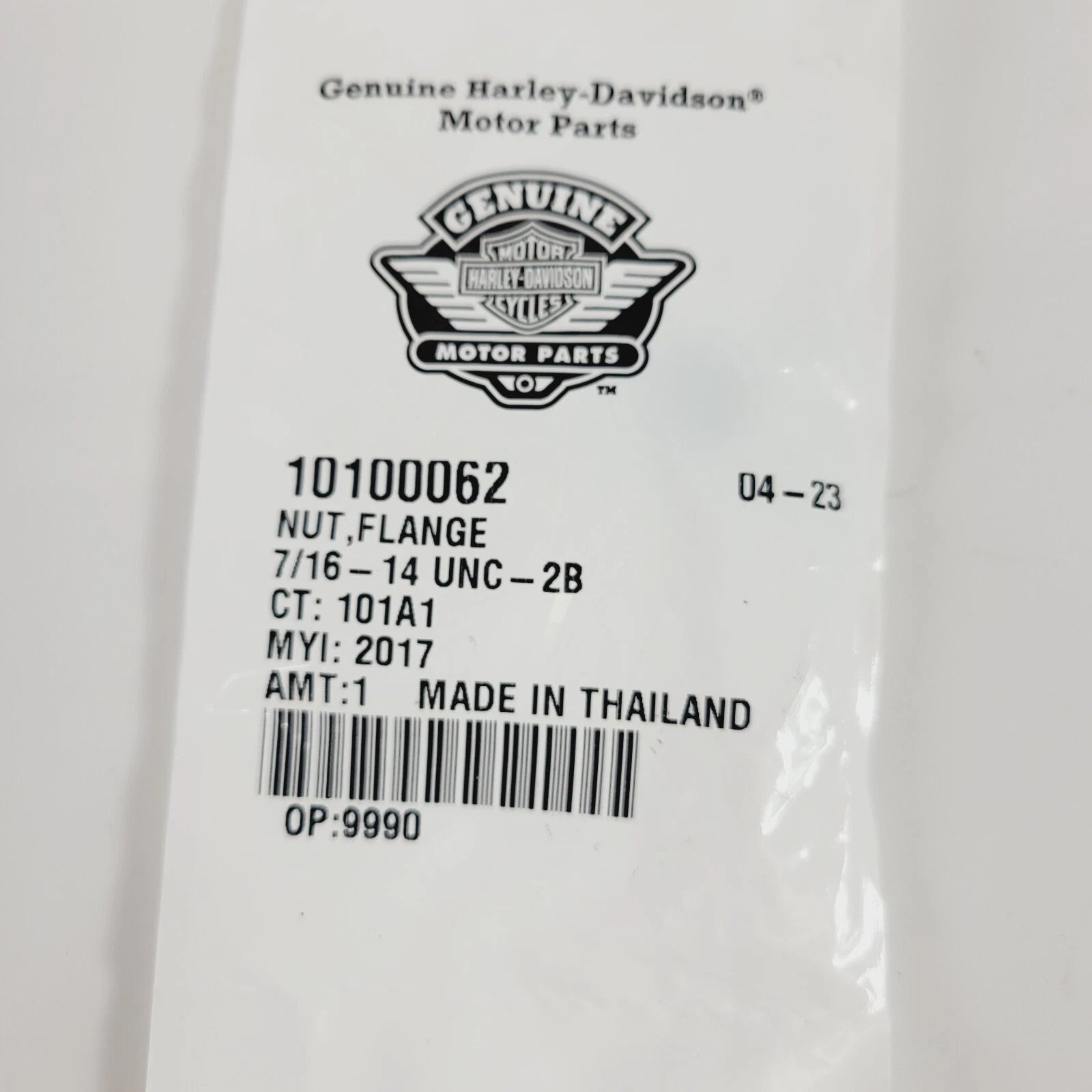 Engine Mount Nut Flange for Harley-Davidson (NUTFLANGE 716-14 UNC-2B 10100062)