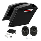 5" Extended Saddle Bags & 5" x 7" Speakers for Harley Electra Glide (2014–2023)