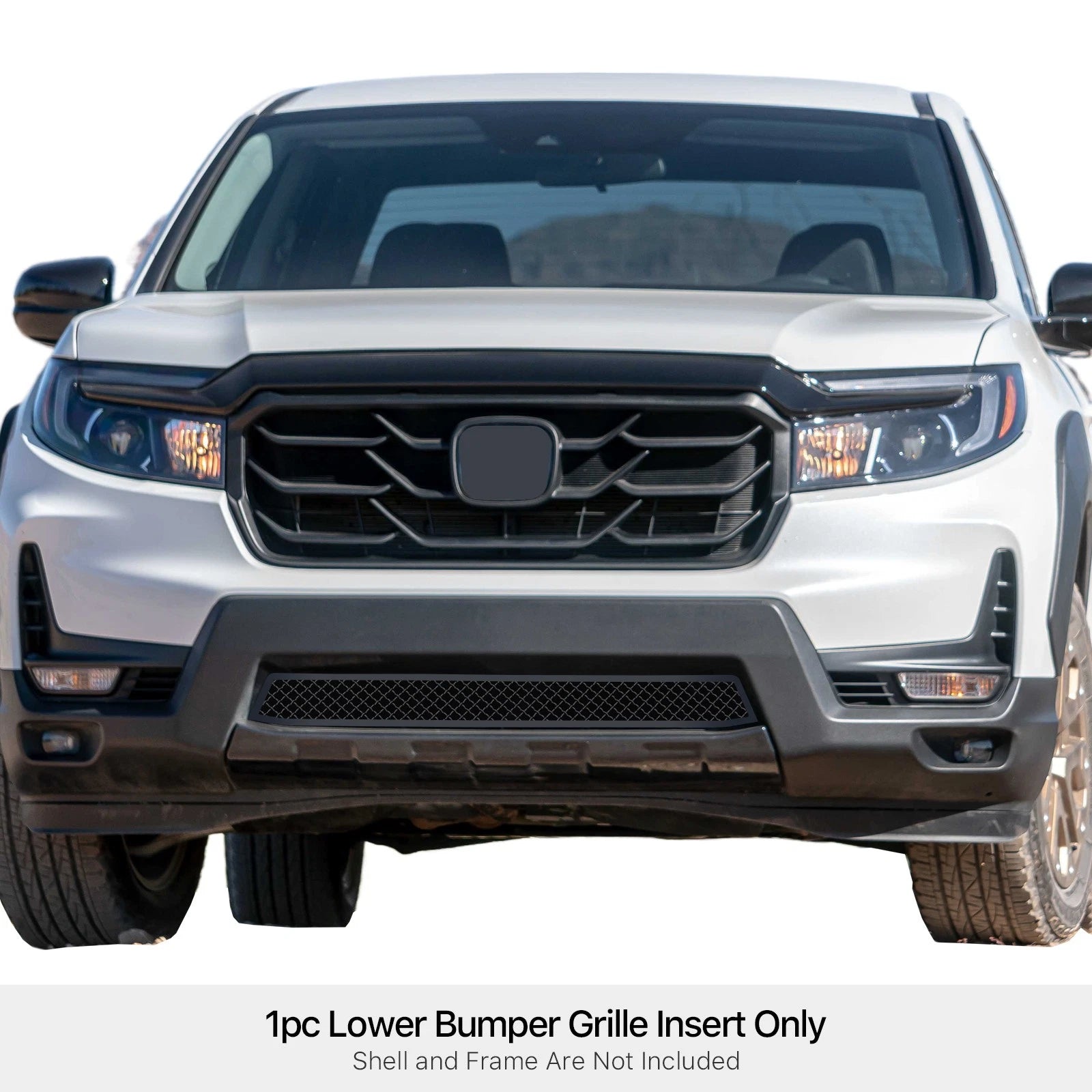 Stainless Steel Black Mesh Grille Insert for Honda Ridgeline (2021-2026)
