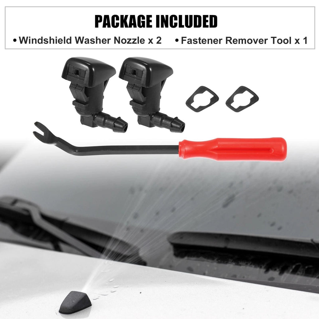 5X Front Windshield Washer Nozzle Kit 85381-04030 for Toyota Tacoma (2000–2004)