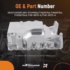 Aluminum Engine Oil Pan for Ford Edge Flex Fusion (2011–2018)