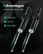 Front Shocks Struts Set of 2 for Honda Civic (1992–1995) Acura Integra (1994–2001)