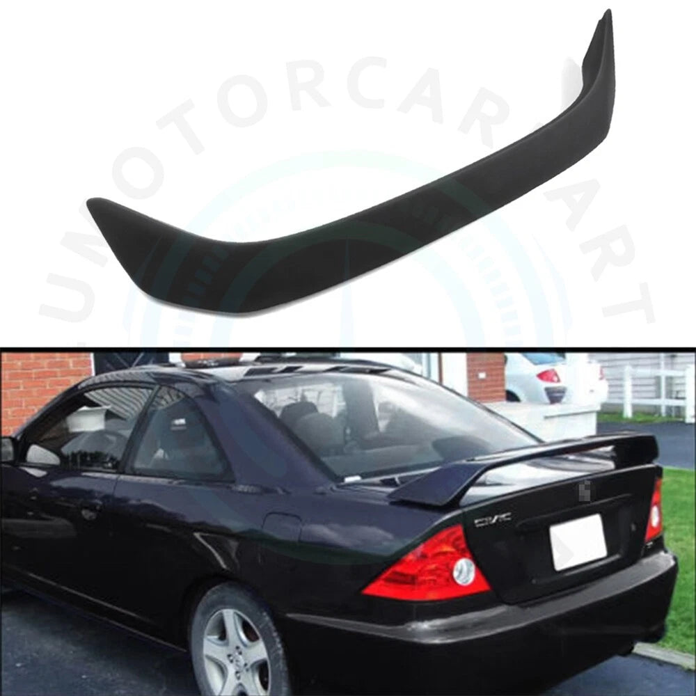 Black Trunk Rear Spoiler for Honda Civic (2001–2005)