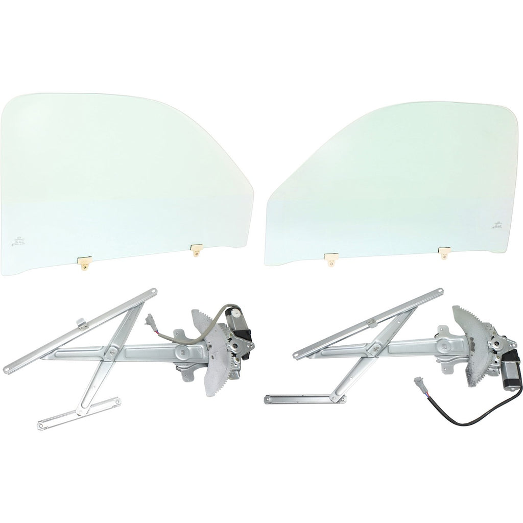Door Glass Kit for Toyota Tacoma (1999–2003) Front Driver & Passenger Side