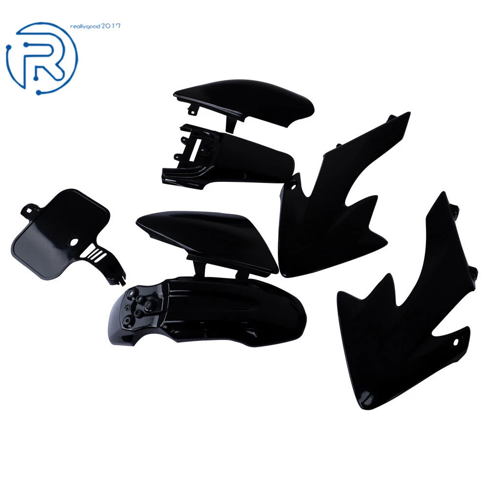 Fender Fairing for Honda XR50 CRF50 SDG SSR 107 125 (2000–2023) Black