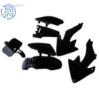 Fender Fairing for Honda XR50 CRF50 SDG SSR 107 125 (2000–2023) Black