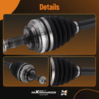 Front LH CV Axle Shaft Assembly for Honda Civic del Sol CRX Acura EL (1992–2000) 44011S04951
