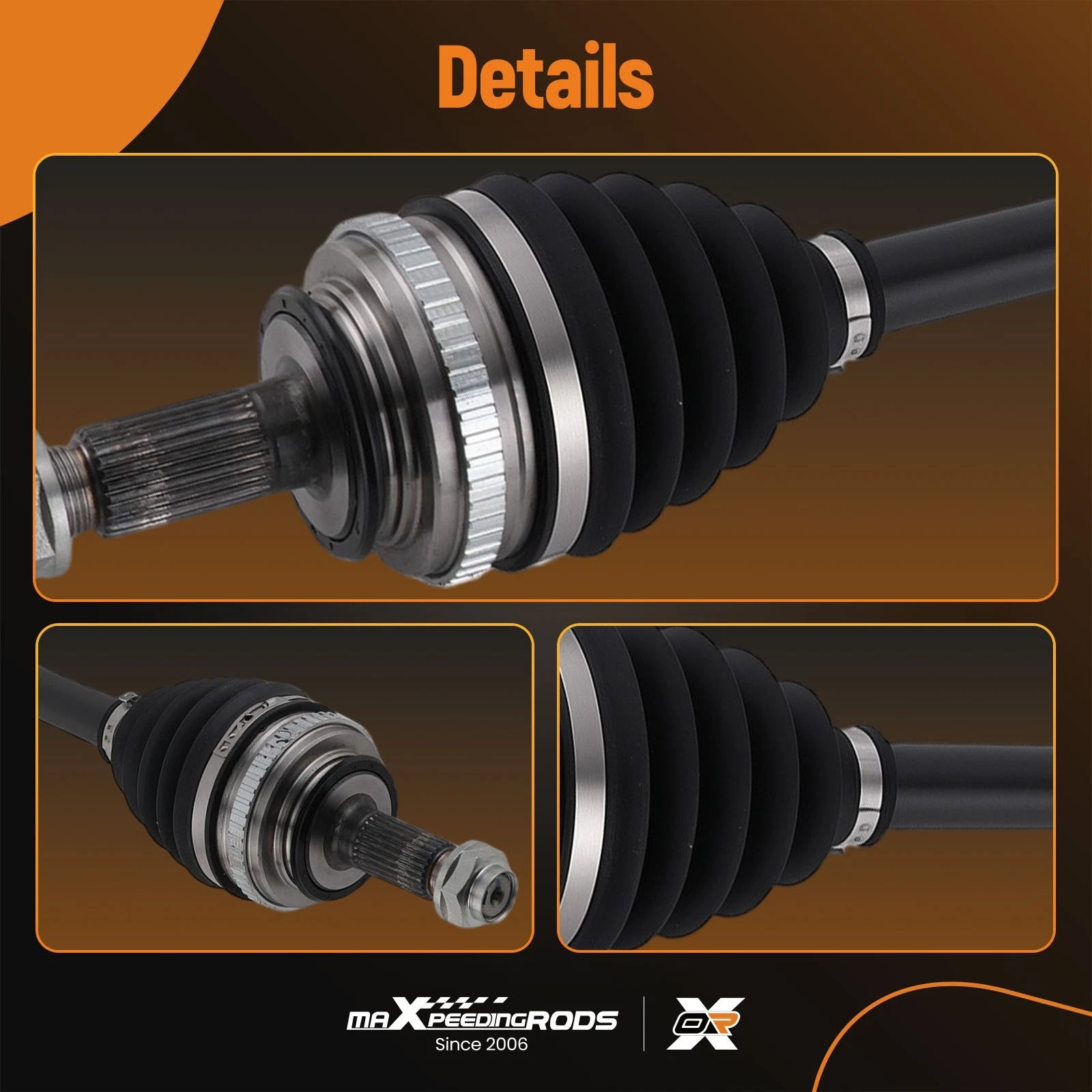 Front LH CV Axle Shaft Assembly for Honda Civic del Sol CRX Acura EL (1992–2000) 44011S04951