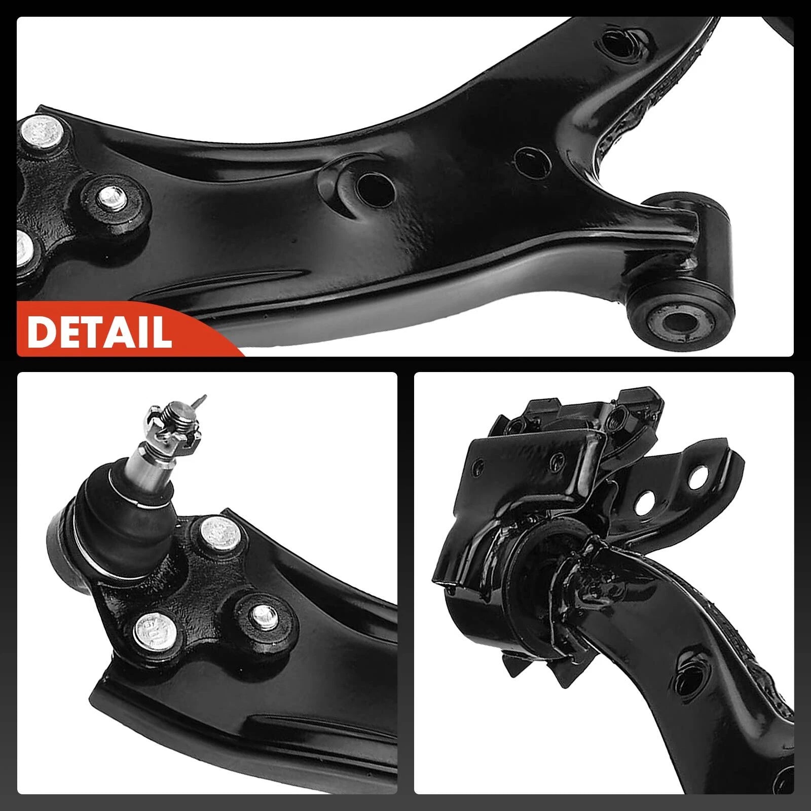 2X Front Lower Control Arms with Ball Joints for Honda CR-V (2007-2011)