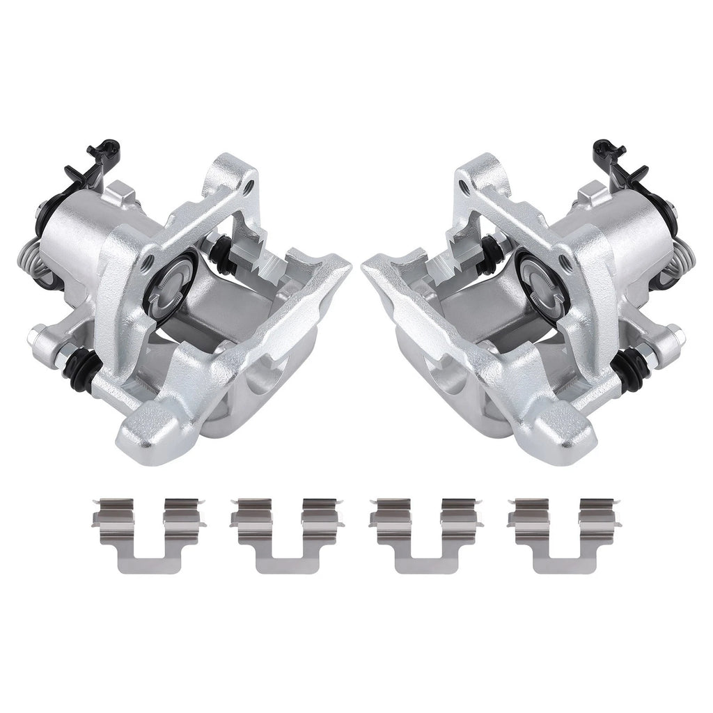 Set of 2 Rear Disc Brake Calipers for Volkswagen Jetta GTI Golf (2005–2010)