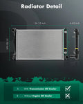 Aluminum Radiator for Audi A6 (2006–2011), Saturn L300 (2001–2005) 2828