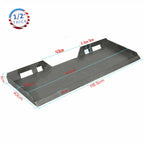 Skid Steer Mount Plate Quick Tach Attachment for