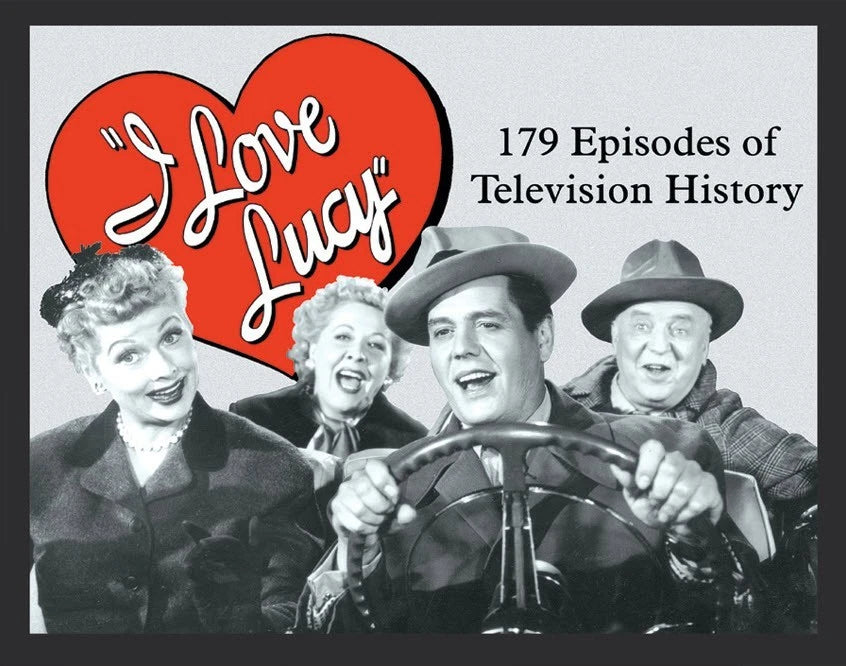 Vintage Replica Tin Metal Sign for I Love Lucy TV Show (1951–1957)