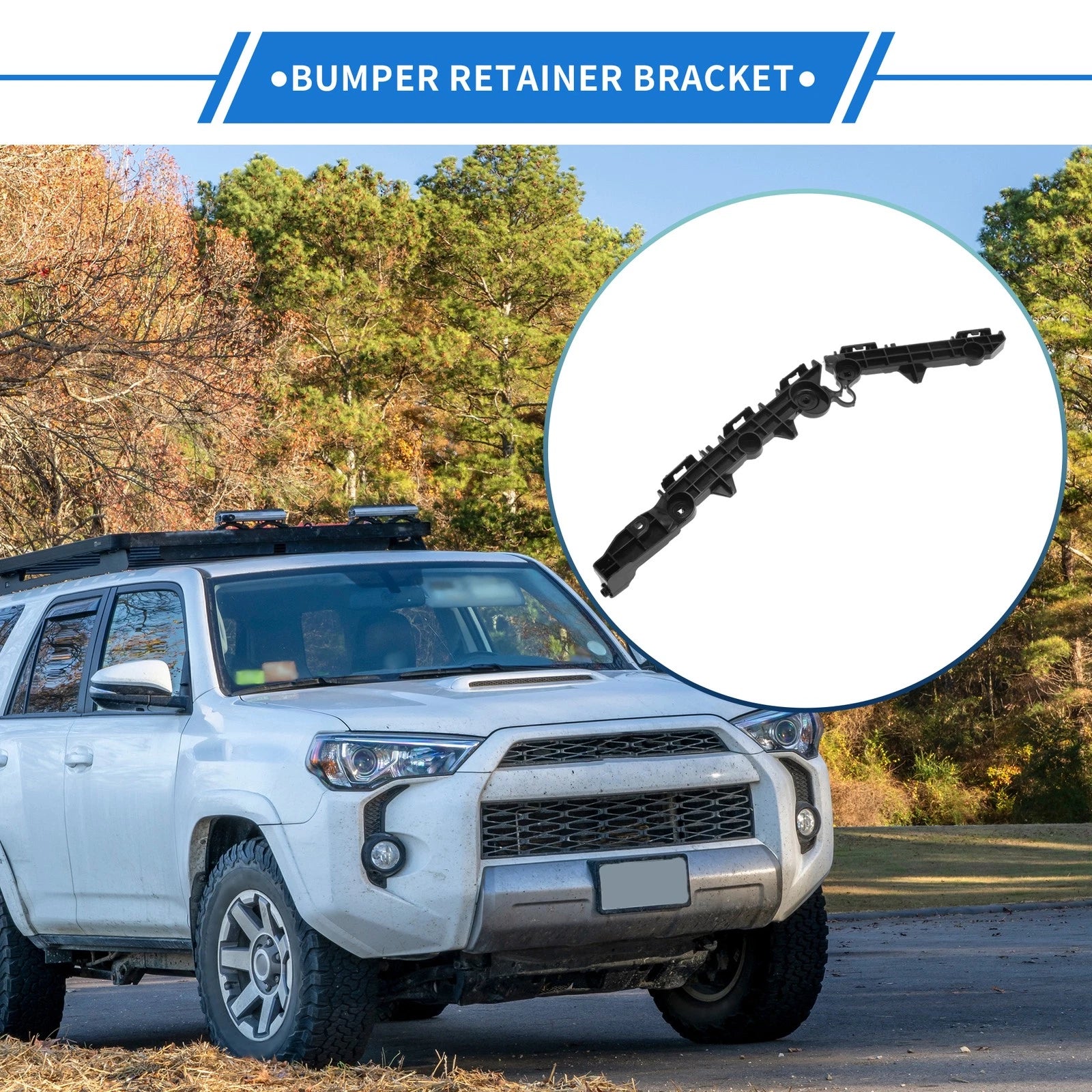 1pc Left Rear Bumper Retainer Bracket No. 5215642050 for Toyota RAV4 (2019–2022)
