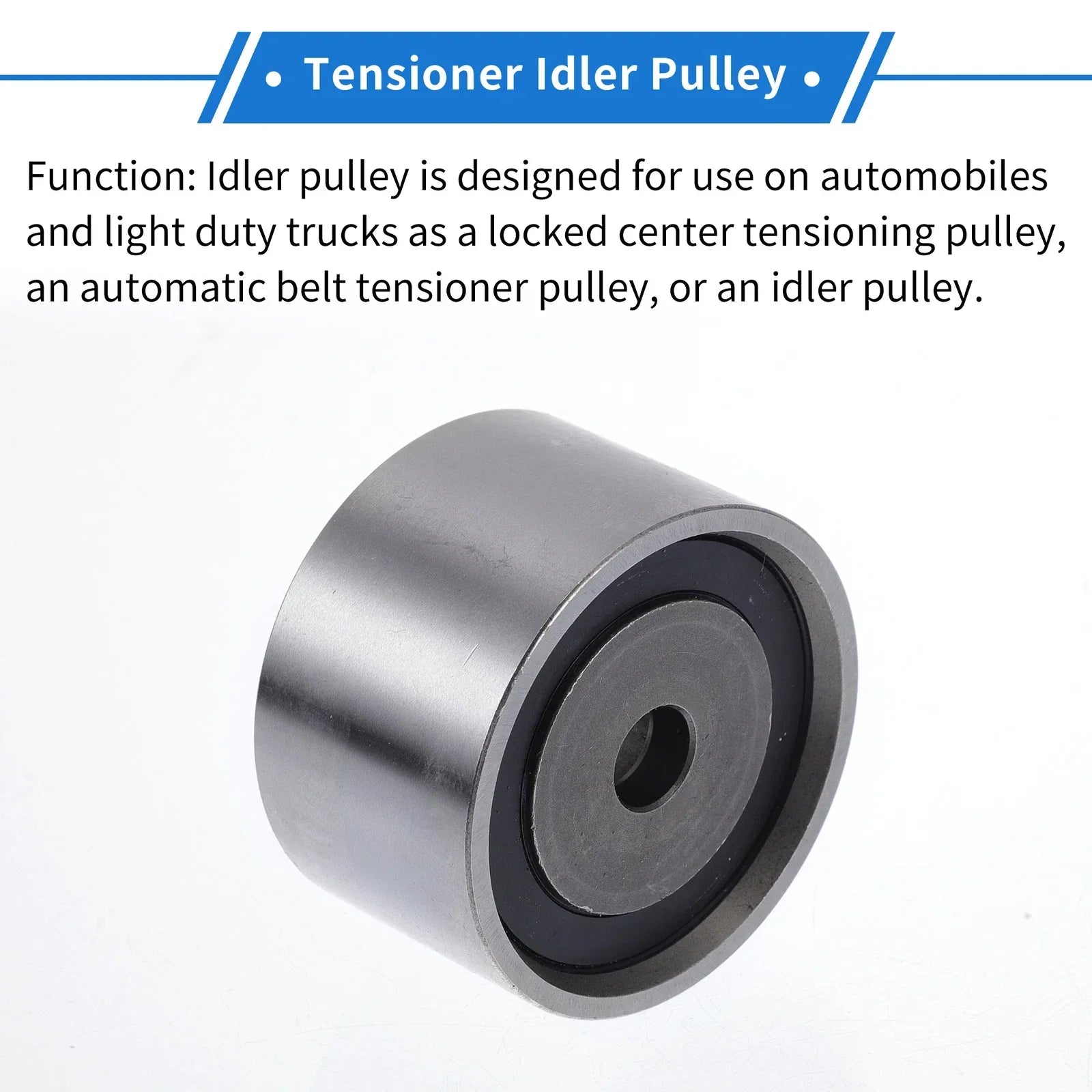 Drive Belt Idler Pulley for Toyota Sienna 1998-2006 (1 x Pulley)