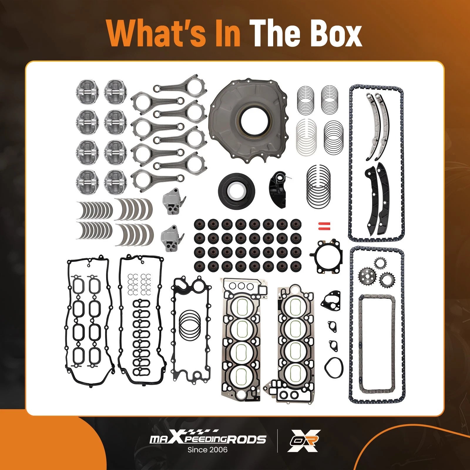 Engine Rebuild Kit for Jaguar Range Rover (5.0L) (Year Range)