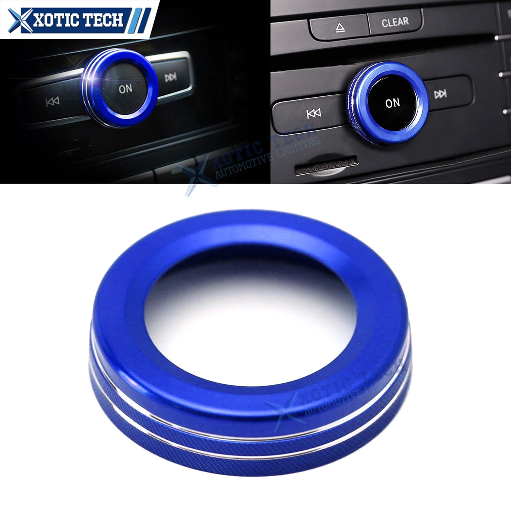 Center Control Panel Radio Volume Knob Ring Trim for Benz A-Class (2012–2018)