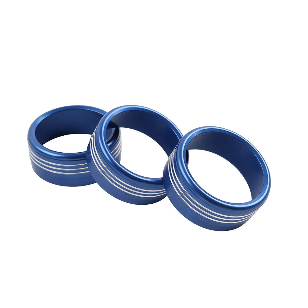 Set of 4 AC Climate Control Knob Ring Covers for Subaru Forester XV Crosstrek WRX STi (AU)