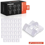 30Pcs Nylon Window Belt Moulding Clips for Honda Civic (1992–1995)