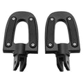 Matte Black Front Driver Foot Pegs for Harley Softail Street Bob (2018–2025)