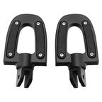 Matte Black Front Driver Foot Pegs for Harley Softail Street Bob (2018–2025)