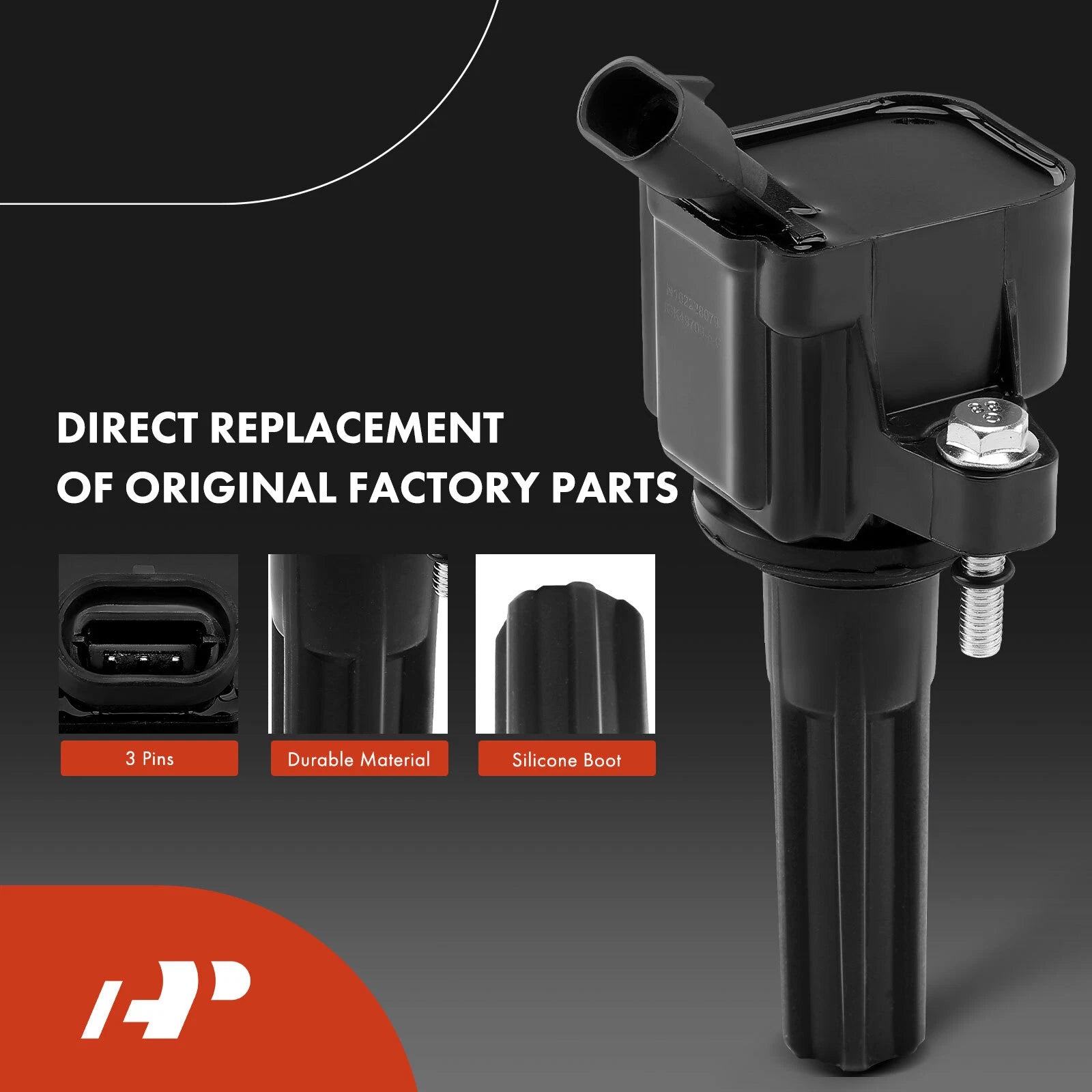 Set of 5 Ignition Coils & Iridium Spark Plugs for Chevy Colorado (2007–2012)