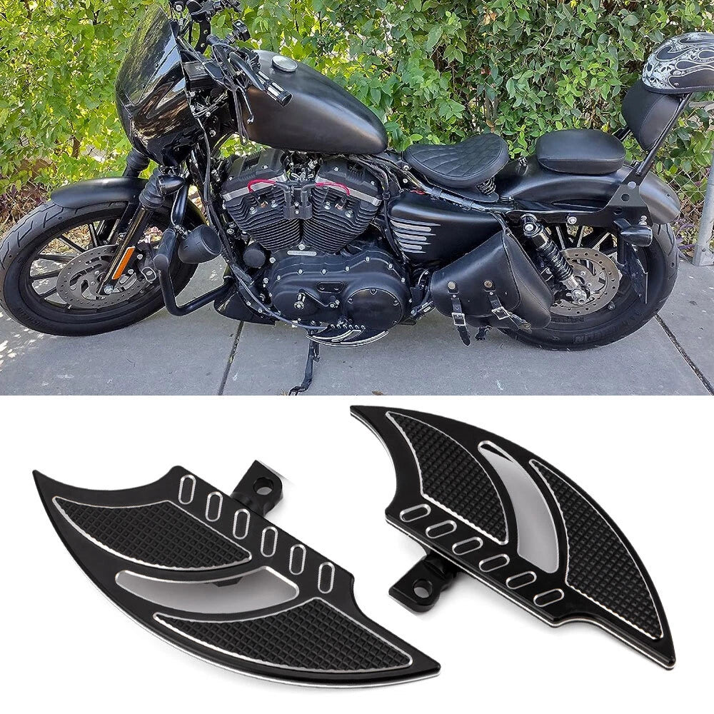 Rear Passenger Floorboards for Harley Touring Road King Road Glide Electra Glide (2014–2023)