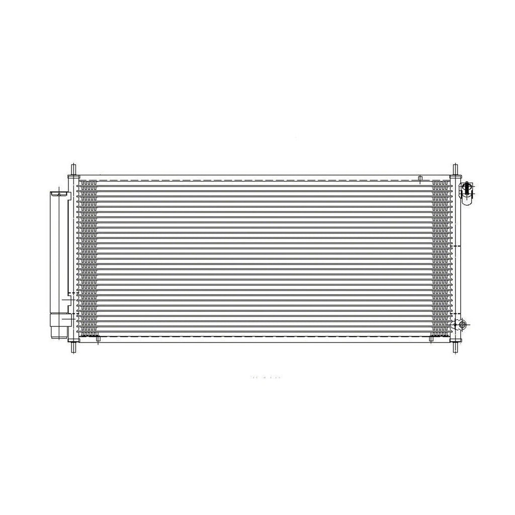 Replacement A/C Condenser Repair Part For 2007-2008 Honda Fit