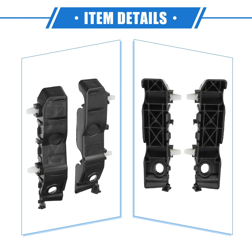 Pair Front Bumper Brackets for Kia Forte (2010–2013) 703820310464