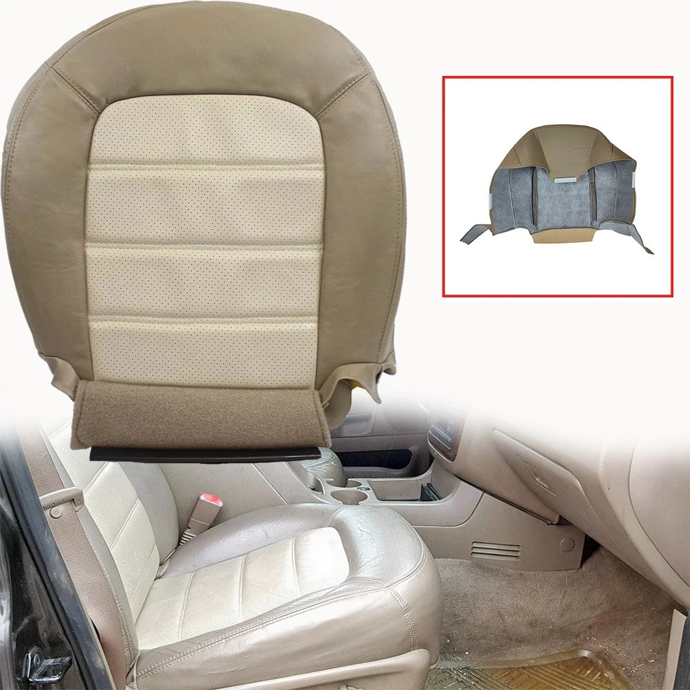 Driver Bottom Leather Seat Cover for Ford Explorer (2002–2005) Tan