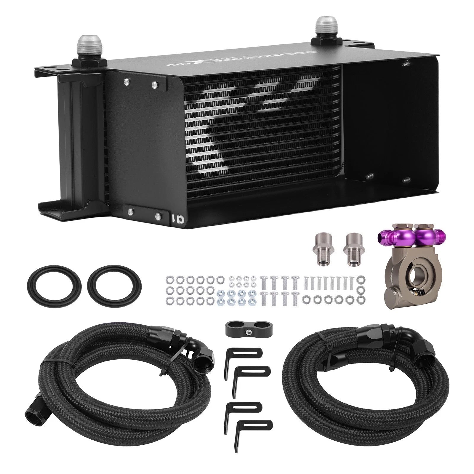Universal Oil Cooler Kit for Transmission Engine (16 Row)