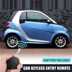 Keyless Entry Remote Key Fob 433MHz for Mercedes Benz Smart City Passion (2007–2014)