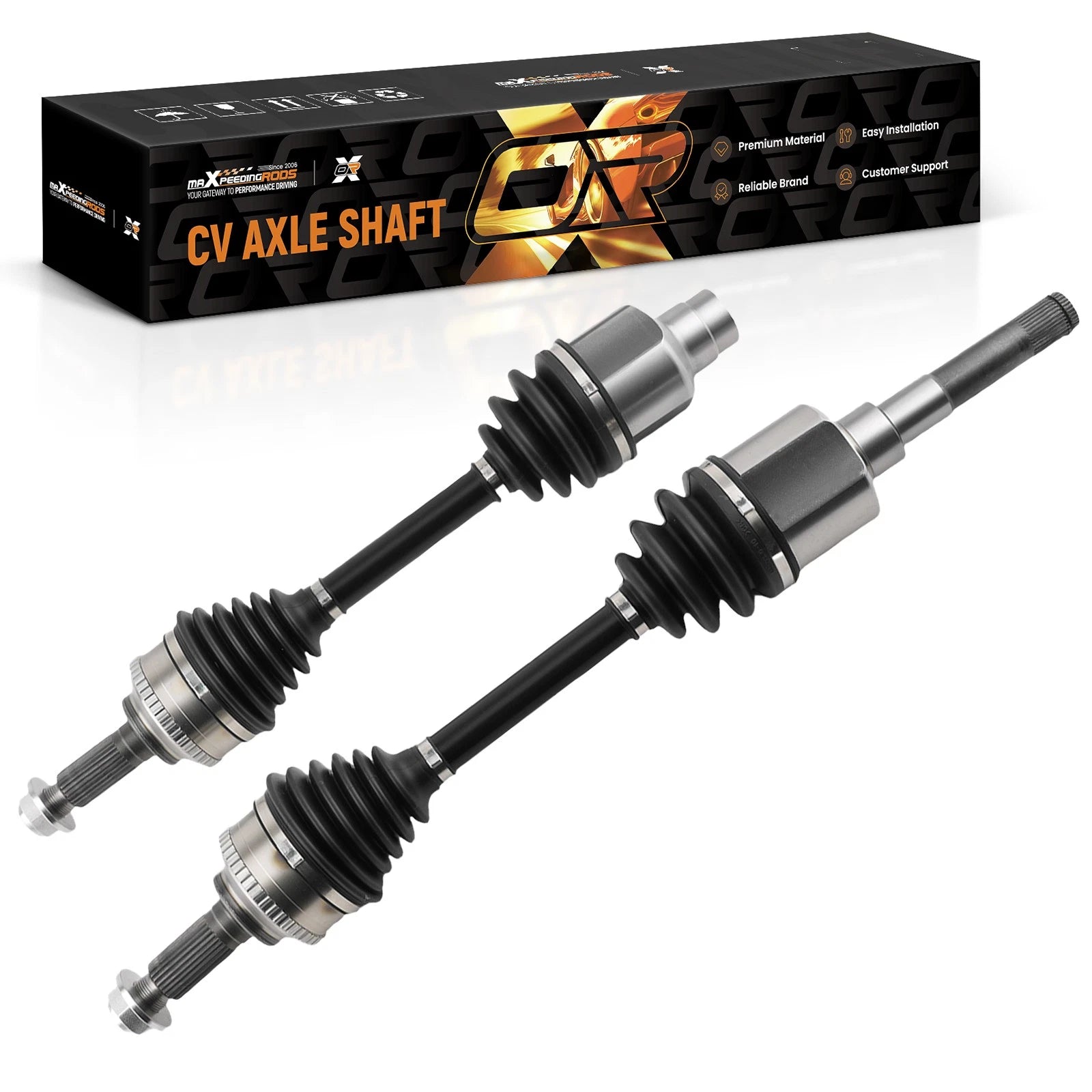 Pair Front CV Axles for Ford Escape (2001–2008) Mercury Mariner (2005–2008)