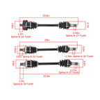 Set of 2 CV Axles for Arctic Cat 400 (2006–2014)
