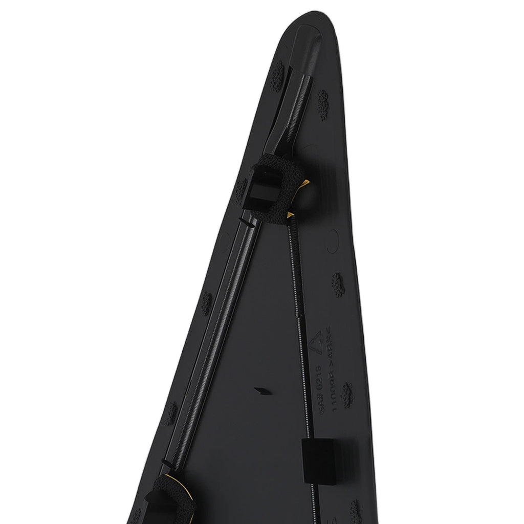 Right Mirror Applique Flag for Dodge Caravan (2008–2019) Black 1BE421XFAB