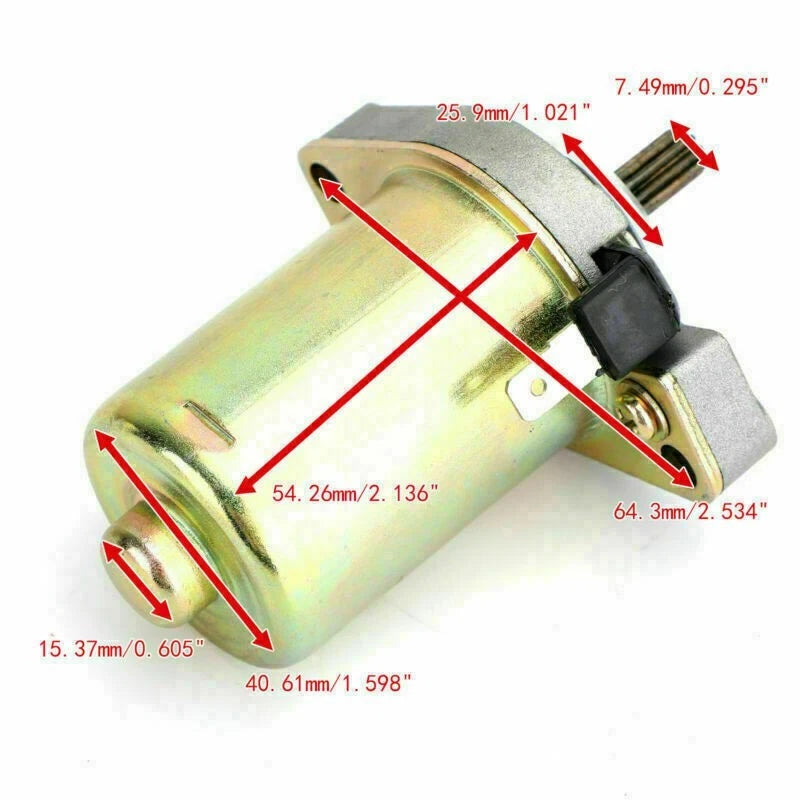 Starter for Yamaha Scooter YJ50RA YJ50 YJ 50 Vino Classic 49cc (1994–2005)