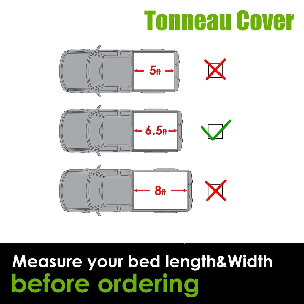6.5FT Roll Up Tonneau Cover for Toyota Tundra (2014–2022)