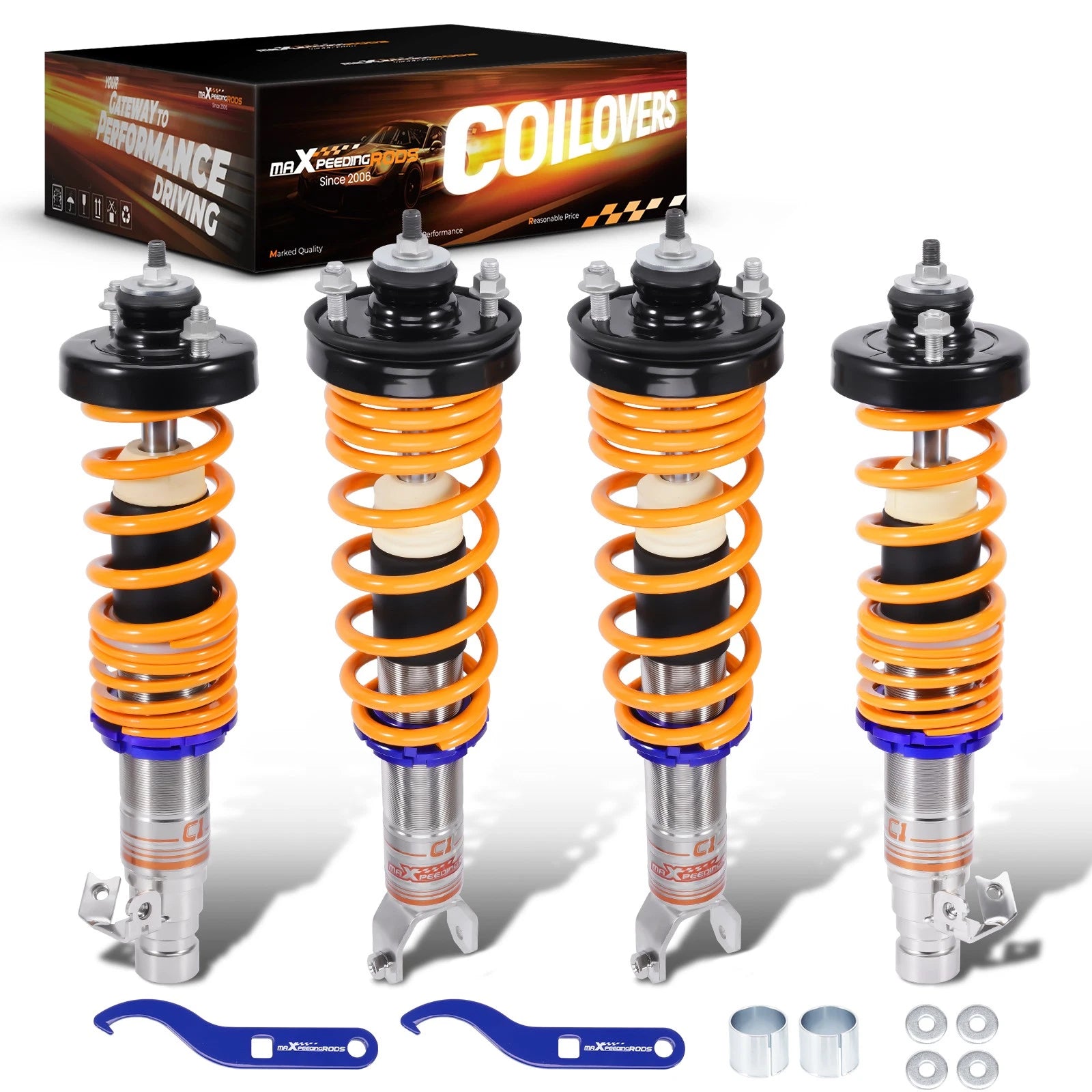 C1 Coilovers Suspension Kit for Honda Civic (1996–2000) EK2 EK8