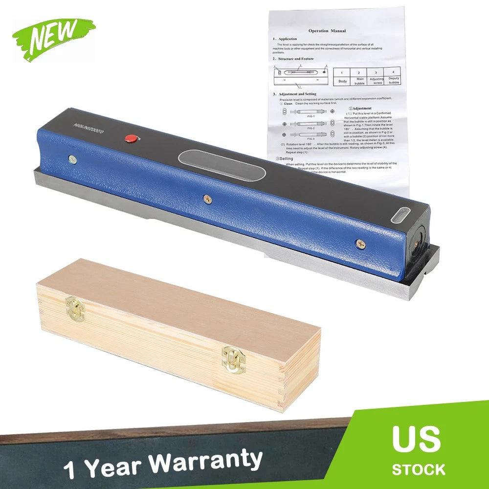 300mm Master Precision Level for Machinist Tool (Fitted Box)