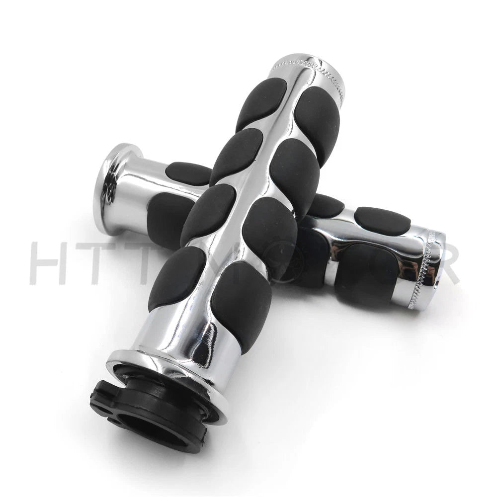 Custom Chrome Handlebar Grips for Honda Goldwing GL1200 (1982–1987)