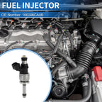 Fuel Injector No. 166006CA0B for Nissan Rogue 2021 (1 Pc, Black)