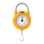 Compact Handheld Spring Scale with Iron Hook for Indoor and Outdoor Use