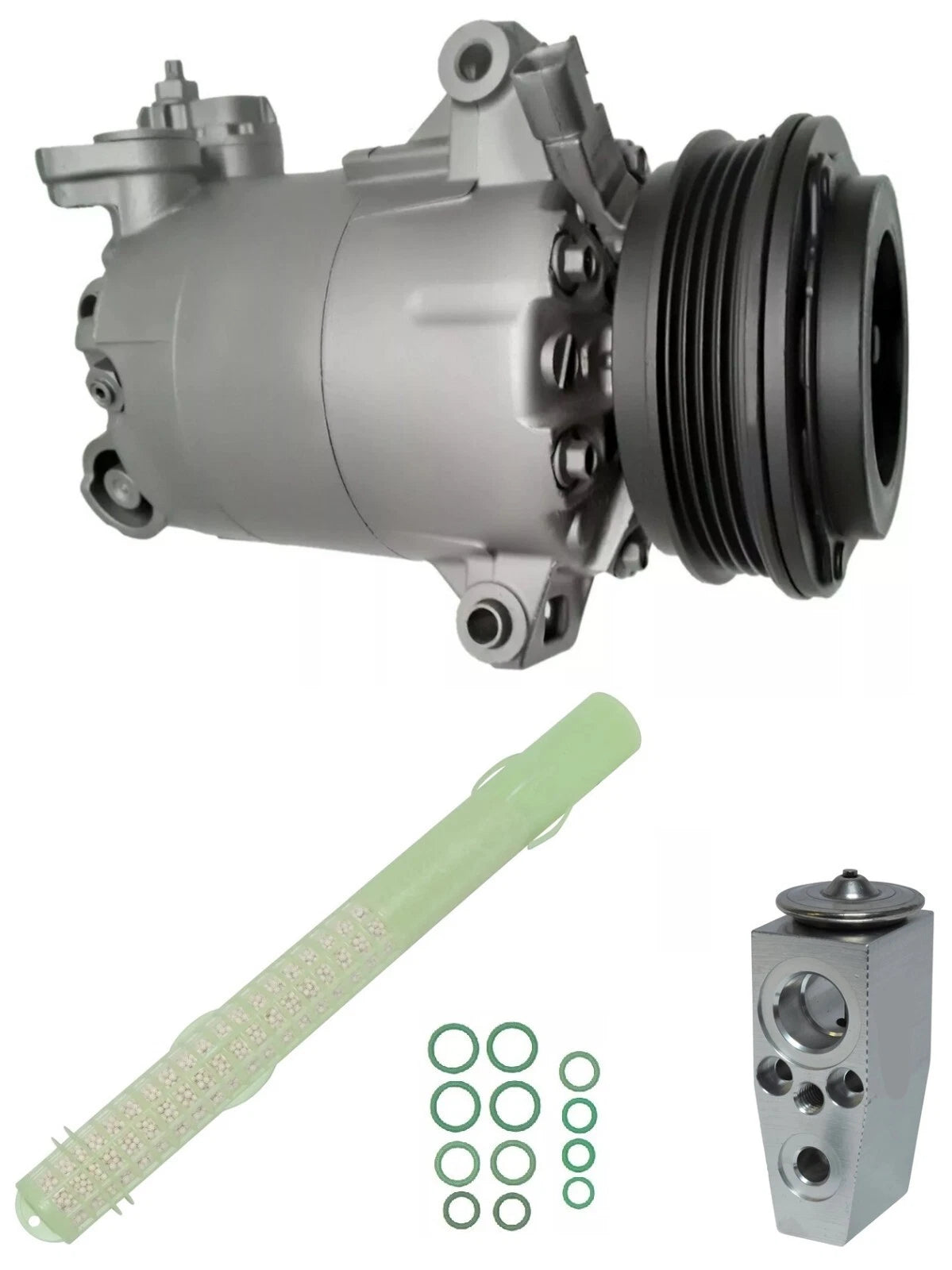 AC Compressor Kit with Receiver Drier for Ford Escape 2.5L (2017–2017)