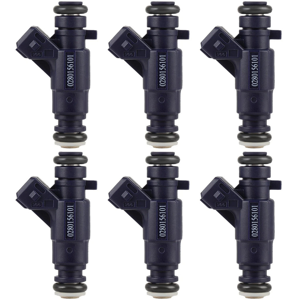 Set of 6 Fuel Injectors for Porsche Cayenne 4.5L (2003–2006) FJ870
