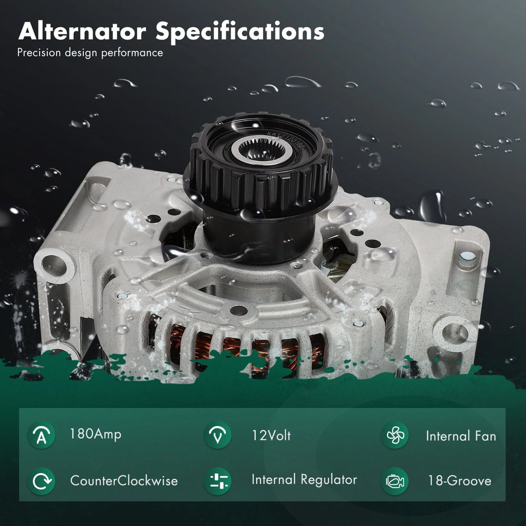 Alternator 180 for Volvo S80 (2011–2016) 0121715009 11346N F00E100565