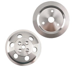 Polished Double Groove Drive Kit for Chevy SBC 283-350 (Short Water Pump) (1968–1984)
