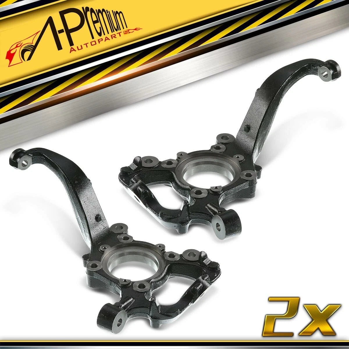Pair Front Steering Knuckle for Ford F-150 (2010–2014)