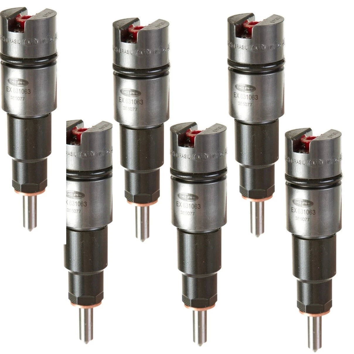 Set of 6 Fuel Injectors for Dodge Ram 3500 5.9L L6 (1998–2001)